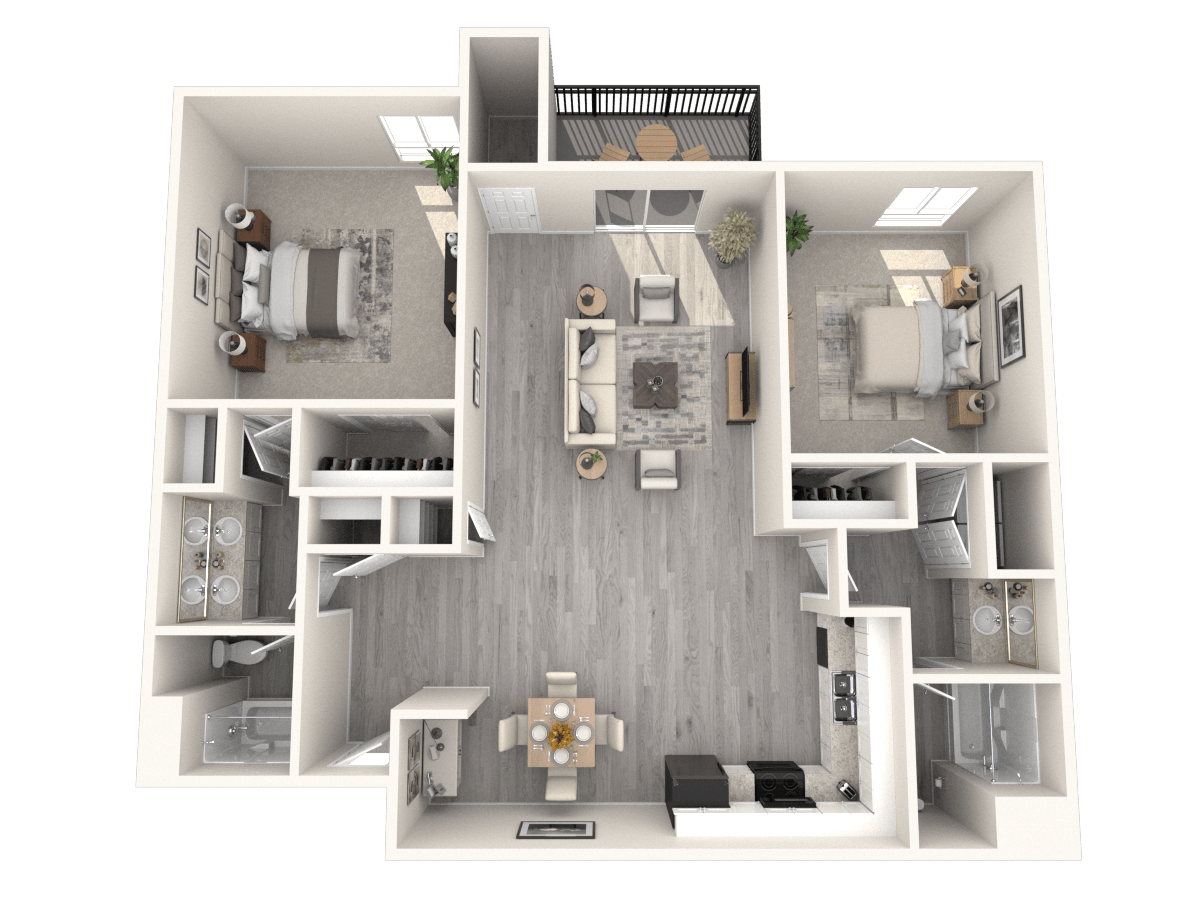 The Washoe floor plan